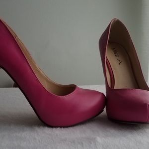 Hot pink heels